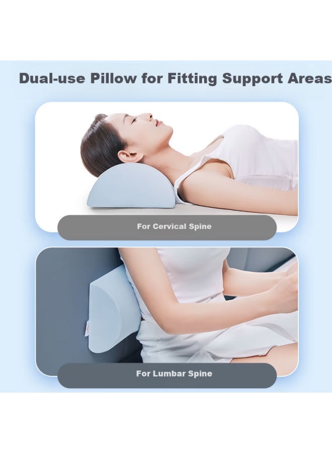 Aeromax Aolumasi Memory Foam Cervical Pillow, Semi-circular Support For Neck And Shoulder, Sleep Pillow, Multifunctional Pillow, Cloud-like Feel, 7cm - Image 5