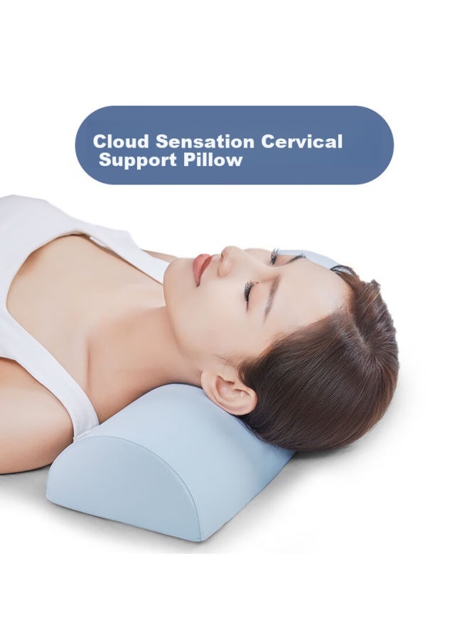 Aeromax Aolumasi Memory Foam Cervical Pillow, Semi-circular Support For Neck And Shoulder, Sleep Pillow, Multifunctional Pillow, Cloud-like Feel, 7cm - Image 4
