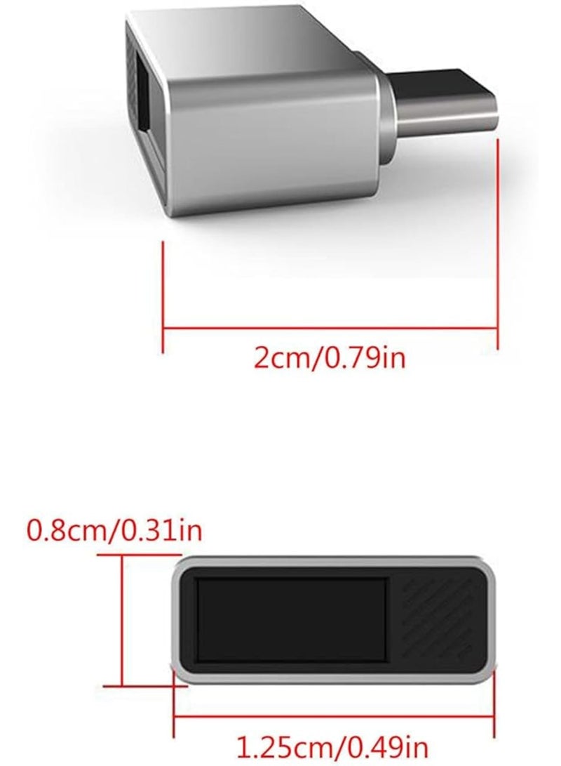 SOLARAE Fingerprint Key, USB-C Fingerprint Key, Fast Fingerprint Reader for Quick & Secure Access, Compatible with Windows 10/11, macOS, Chrome & iOS, Enhanced Security for Laptop & Devices - Image 5