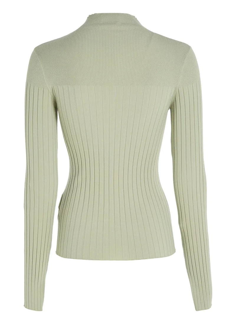 CALVIN KLEIN High Neck Knitted Sweater