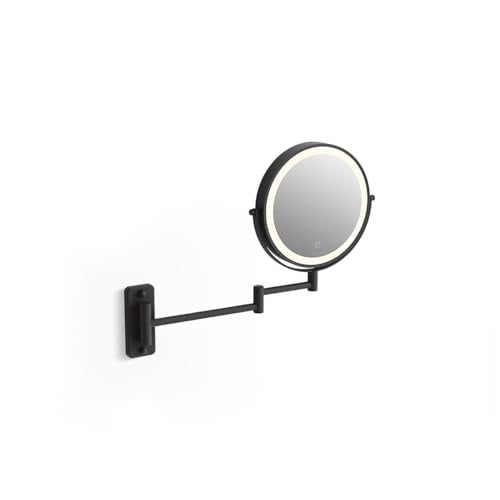 Kohler ML Edge Detailing Lighted Mirror with 3X Magnification | Extendable Frame | Battery Operated, 3 Color Temperatures | Double Sided Mirror for Shaving, Makeup | 3 Yrs Warranty, 460 mm(18 inches) - Image 1