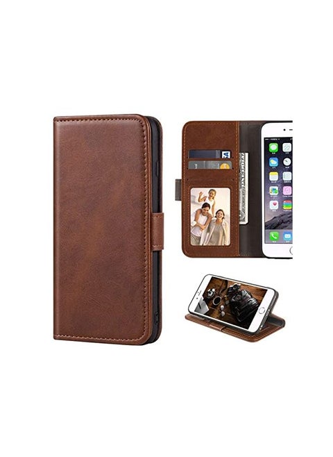 Case For Infinix Note 10 Pro Pu Leather Wallet Case Magnetic Flip Cover Card Holder Cell Phone Cases Infinix Note 10 Plus Infinix Note 10 Pro Infinix Note 10 Plus Brown