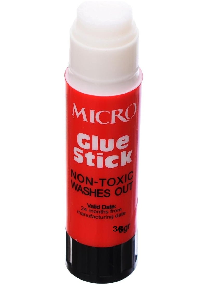Micro Micro clear glue stick, 36 grams, suitable for home, school or educational centers  - Image 2