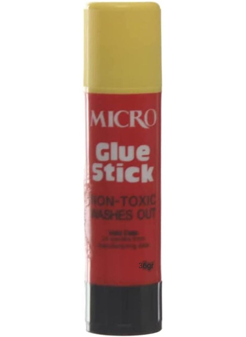 Micro Micro clear glue stick, 36 grams, suitable for home, school or educational centers  - Image 1