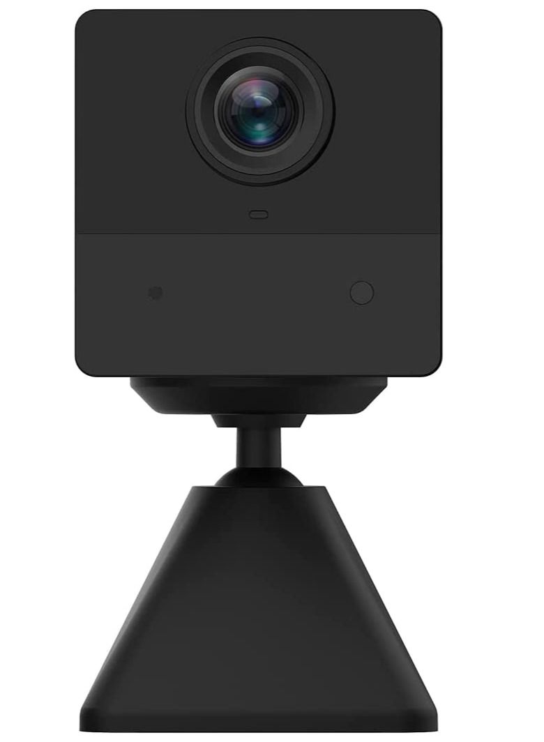 كاميرا مراقبة منزلية ذكية بدقة 2 ميجابكسل 1080P مزودة بخاصية الواي فاي لون اسود - Image 1