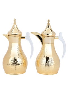 Alsaif Gallery Set Of 2 Golden Haila Thermos  - Image 1