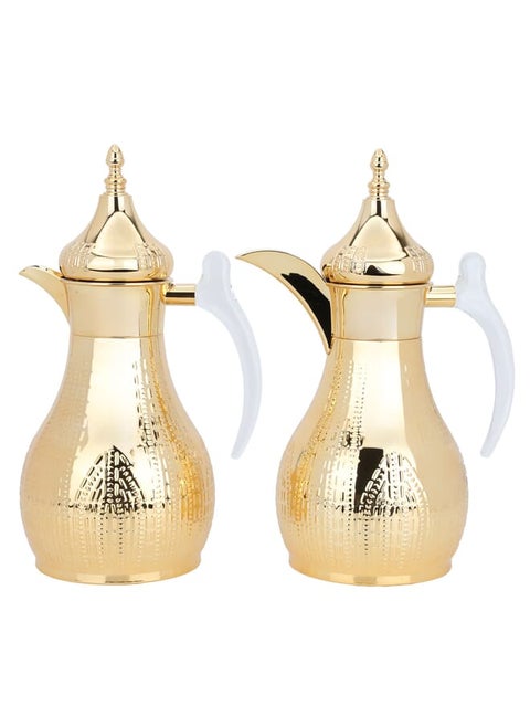 Set Of 2 Golden Haila Thermos