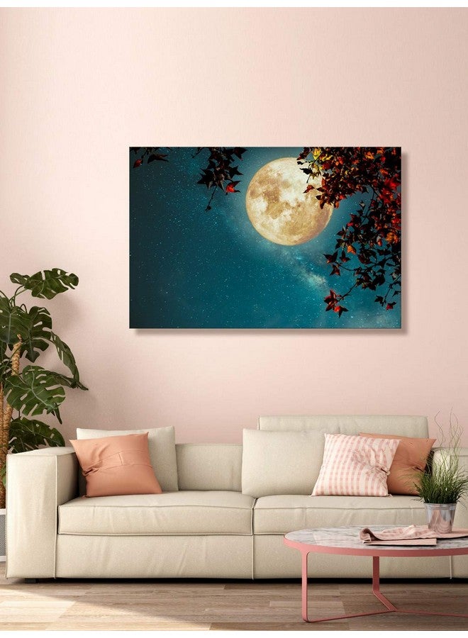 999STORE FLP24360270 Wooden Stretched Framed Landscapes Painting Wall Art (24X36 Inches Stretched Canvas, Multicolor) - Image 1