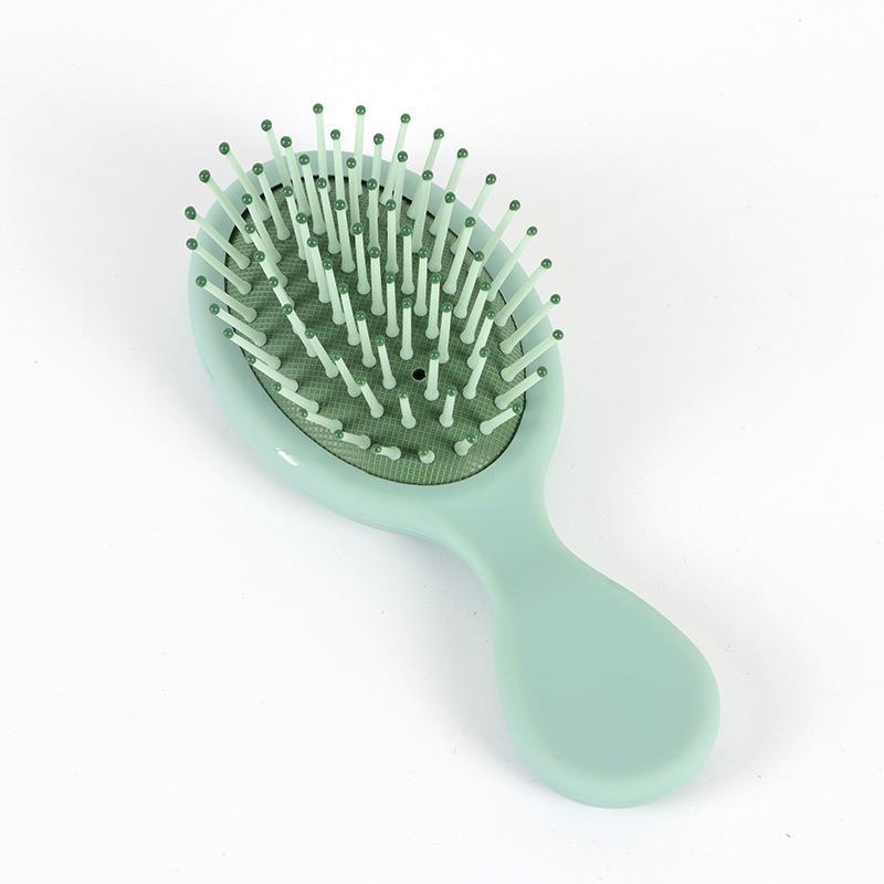 Generic Small Comb Womens Air Bag Comb Small Mini Cute Childrens Girls Korean Style Household Durable Massage Small Comb Fruit Green + independent packaging 