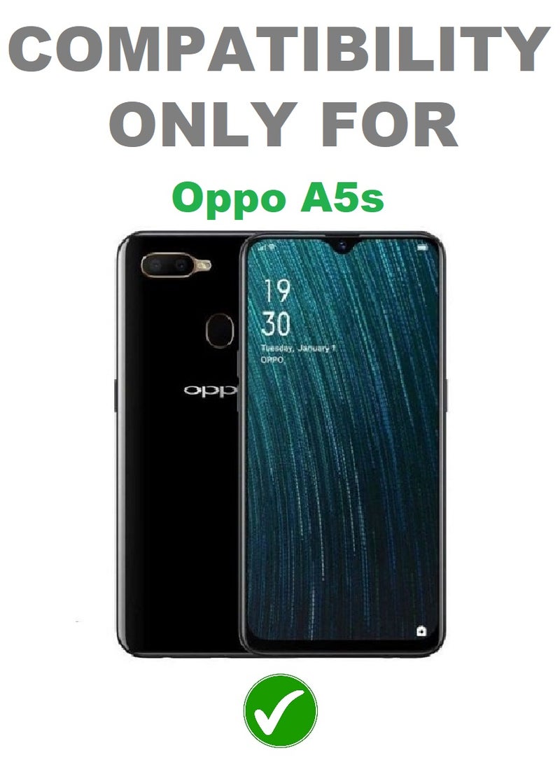 we3 Tempered Glass Screen Protector Anti-Spy Privacy Designed For Oppo A5s Full Screen Coverage And Bubble Free  - Image 3