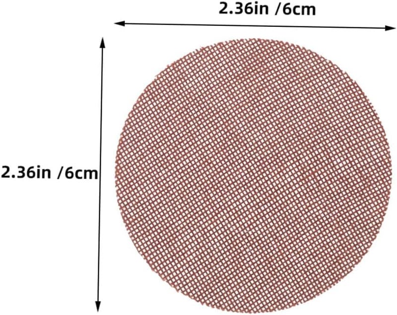 غطاء مشتت لظل اللمبة، قطر 6 سم، 2 قطعة، منسوج مضاد للوهج، مناسب لمصابيح السقف LED، يوفر إضاءة ناعمة لحماية العيون، لغرف الأطفال والنوم - Image 2