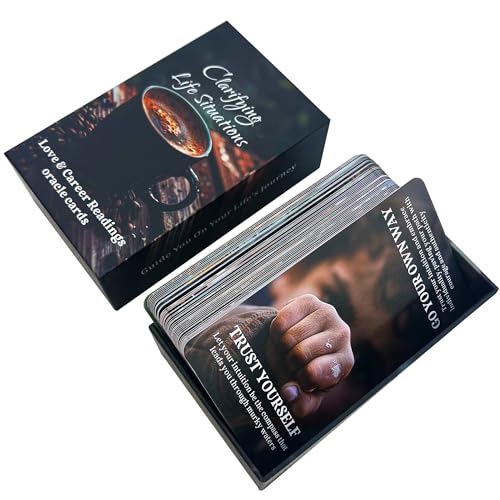 DPEHAKMK Clarifying Life Situations Oracle Cards, Love and Career Oracle Deck for Beginners, Cover All Areas in Life, Love, Spiritual Journey, and Career - Image 4