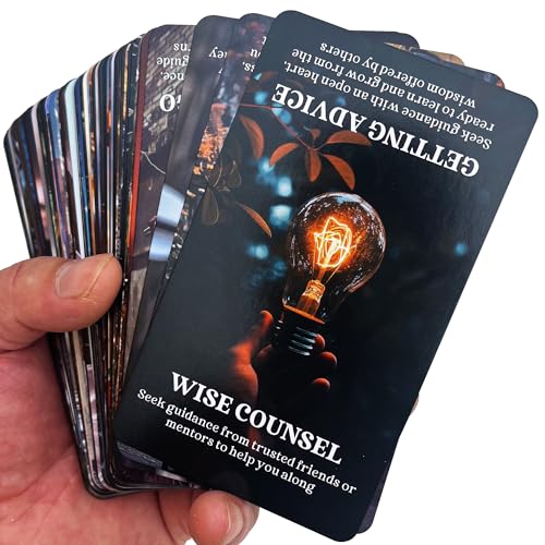 DPEHAKMK Clarifying Life Situations Oracle Cards, Love and Career Oracle Deck for Beginners, Cover All Areas in Life, Love, Spiritual Journey, and Career - Image 3