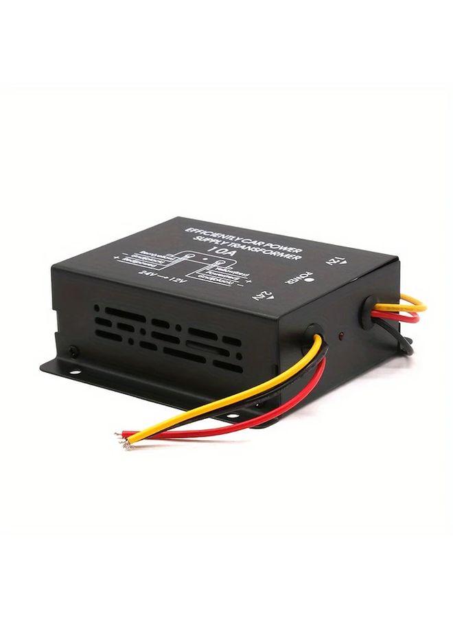 Aluminum Alloy 24V to 12V Buck Converter 30A Car Stereo Power Converter - Image 4