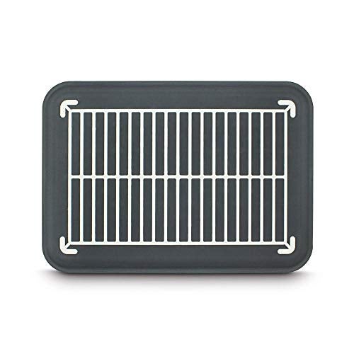Freelance Anti Slip Serving Tray - 34 x 24 cm - Grey - Non-Slip Rubber Surface, Break-Resistant - Versatile Anti Skid PP Plastic Kitchen & Dining/Coffee Table Trays for Breakfast/Food/Tea - Image 3