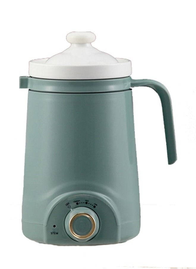 Shuer - Mini Electric Slow Stew Cooker 80W 600ml YS-08A Green - Image 1