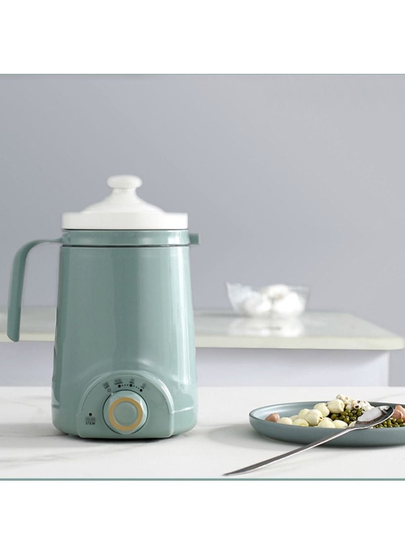 Shuer - Mini Electric Slow Stew Cooker 80W 600ml YS-08A Green - Image 1