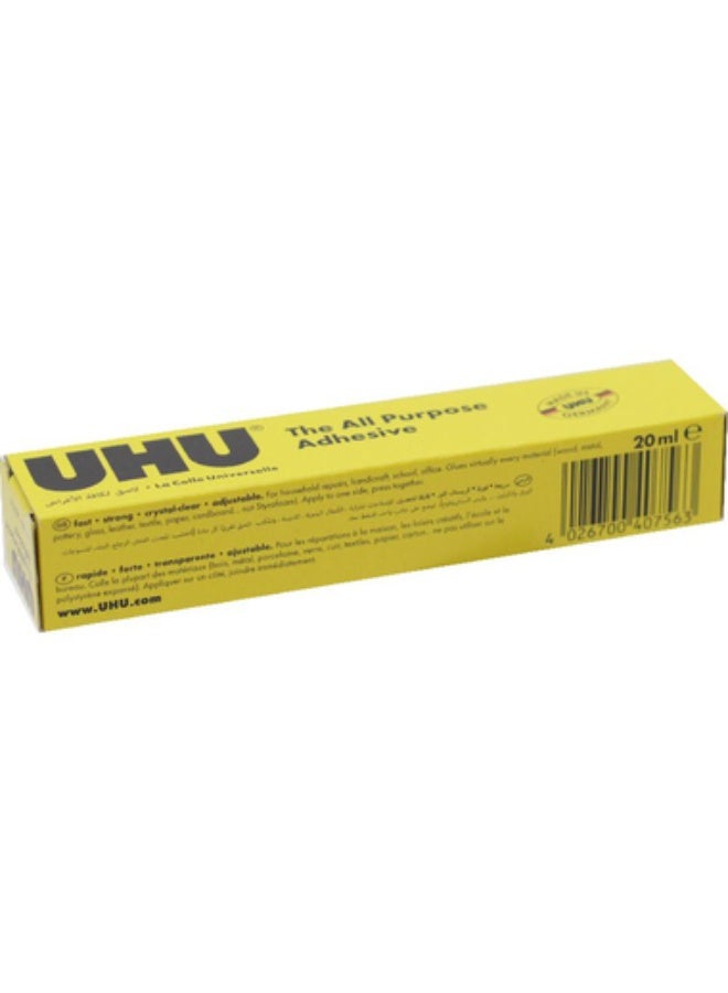 UHU 12 Multipurpose Glue 20.00 ml ( .70 oz )Clear - Image 2