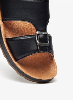 Men's Solid Arabic Sandals with Buckle Detail - pzsku/Z6B6FEE0D73864F6A95EAZ/45/_/1711547422/6b470e7c-3a48-4f36-8453-c6bb761f3d3a