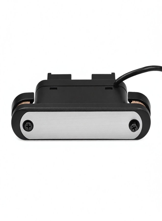 Double Y1 Guitar Pickup Wireless Acoustic Guitar Pickup System Electric Bass Guitar Preamplifier Magnetic Induction Coil Soundhole Pickup for 95-110mm Sound-hole Acoustic Guitar for Performance and - Image 1