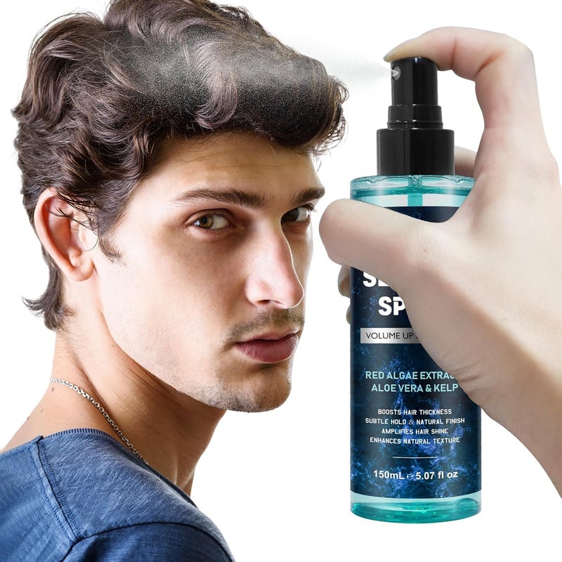 Yecuce Sea Salt Hair Spray 150ml, Made with Natural Sea Salt and Organic Ingredients Suitable for Both Men and Women, Helps to add Thickness, Subtle Shaping, Enhances Hair Shine and Texture - Image 2