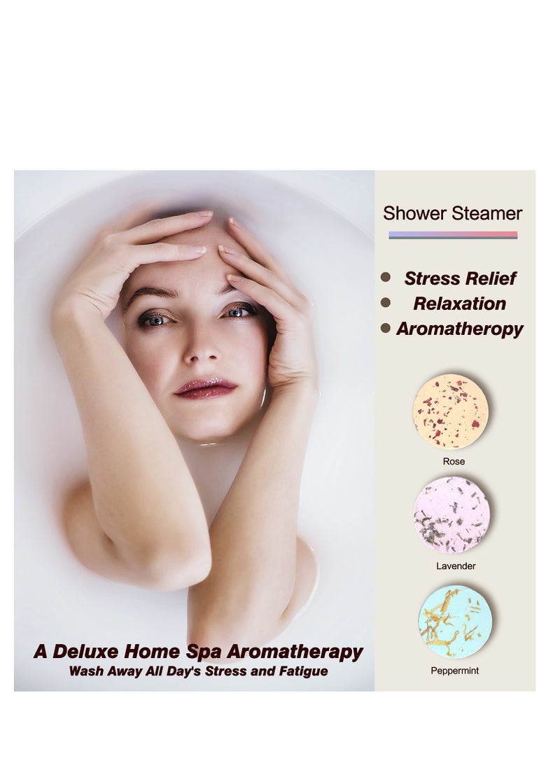 شو وو هدايا للنساء، مجموعة العناية بالمنتجعات الصحية للاسترخاء مع زجاجة مياه سعة 12 أونصة، سلة هدايا للاستحمام للعناية الذاتية للنساء، عيد الحب، سلال هدايا سبا لعيد الأم للنساء، أبيض - Image 4