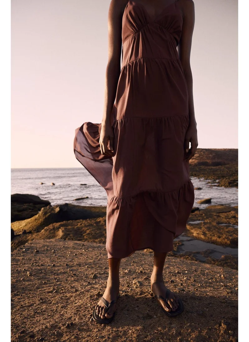 اتش اند ام Tiered maxi dress