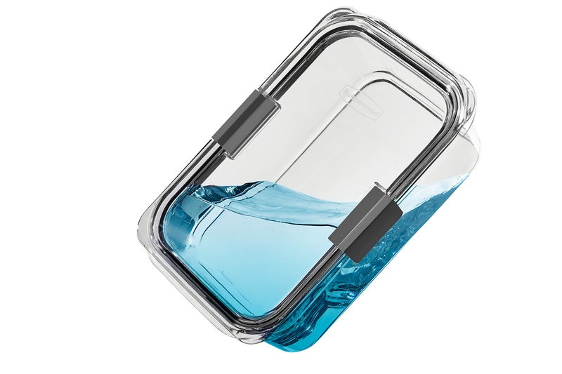 Rubbermaid حاوية تخزين الطعام الكبيرة من Rubbermaid Brilliance، 9.6 كوب، خالية من BPA، مانعة للتسرب، شفافة - Image 5
