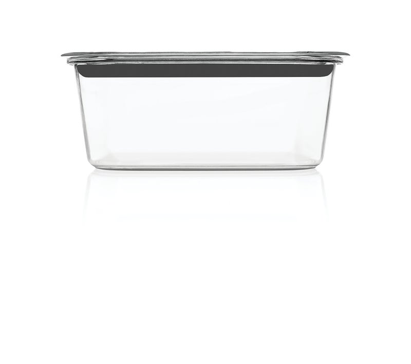 Rubbermaid حاوية تخزين الطعام الكبيرة من Rubbermaid Brilliance، 9.6 كوب، خالية من BPA، مانعة للتسرب، شفافة - Image 2