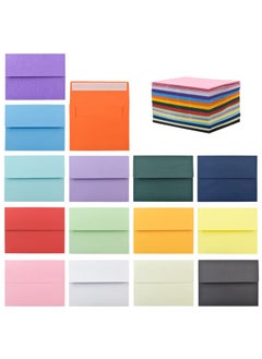 VANRA 150 Pack Colorful Envelopes For Invitations A2 Envelopes Bulk For 4.25X5.5 Greeting Cards Wedding Invitations Photo (15 Assorted Colors)  - Image 1