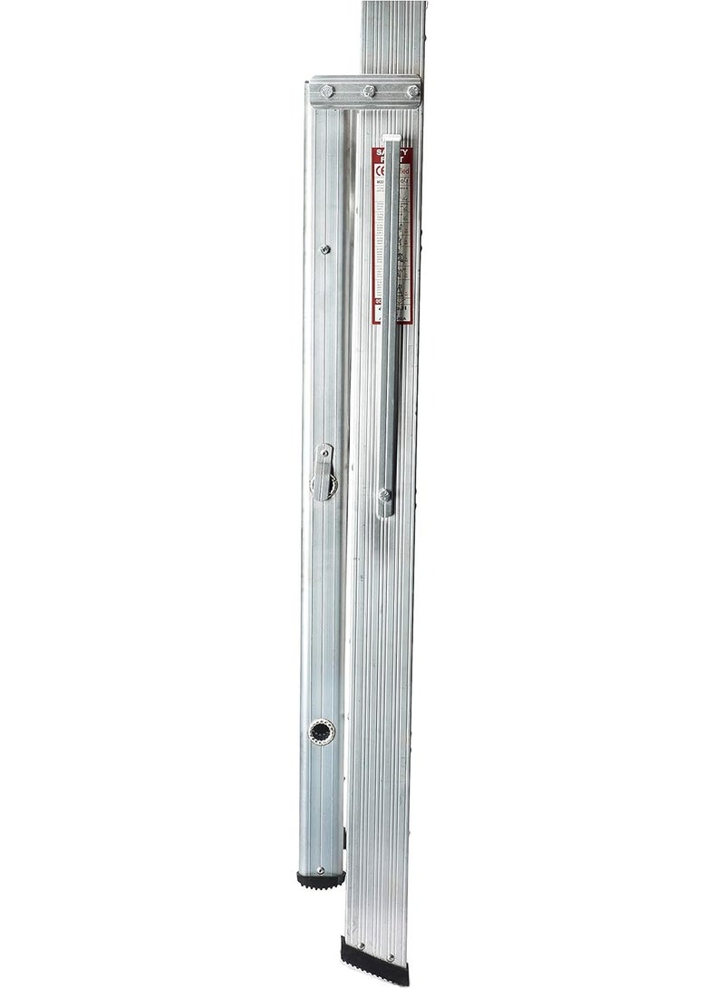 Zamil 4-Step Aluminum Home Ladder – Strong & Lightweight with Non-Slip Rubber Steps and Base – Safe, Foldable & Easy to Store – Elegant Silver Finish - Image 2