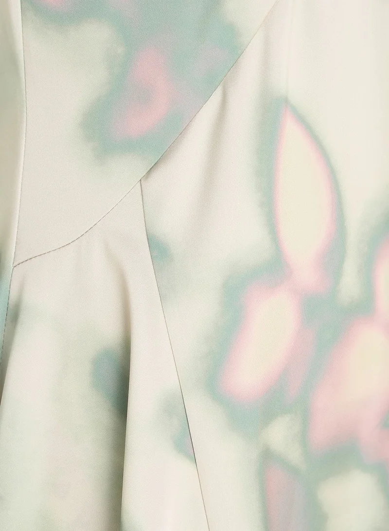 CALVIN KLEIN Strappy Printed Dress