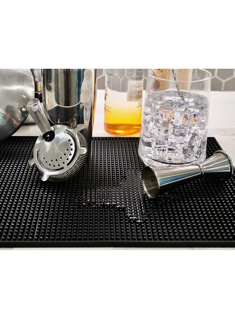 Y&D Bar Mat 18 x 12, Thick Durable and Stylish for Spills, Coffee Under Maker, Non Slip, Non-Toxic, Service For Coffee, Bars, Restaurants Counter Top  - Image 3