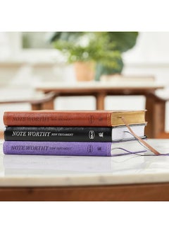 NoteWorthy New Testament: Read and Journal Through the New Testament in a Year (NKJV, Brown Leathersoft, Comfort Print)  - Image 3