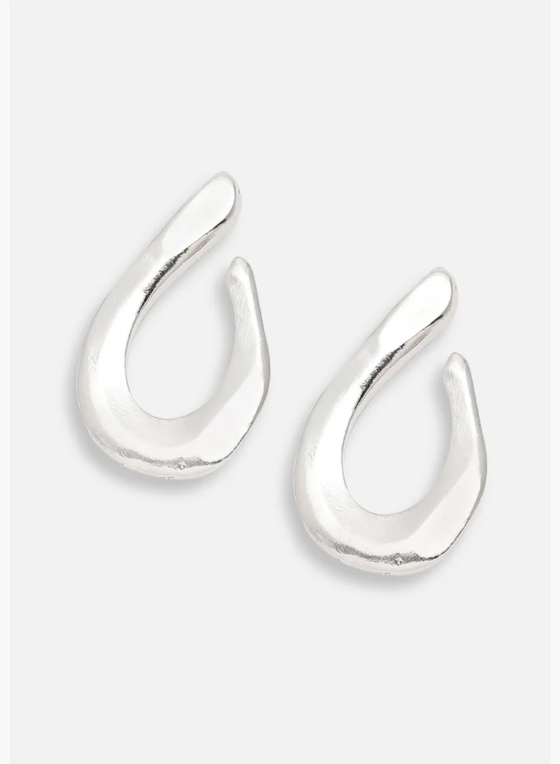 SOHI Silver Plated Party Designer Drop Earring For Women