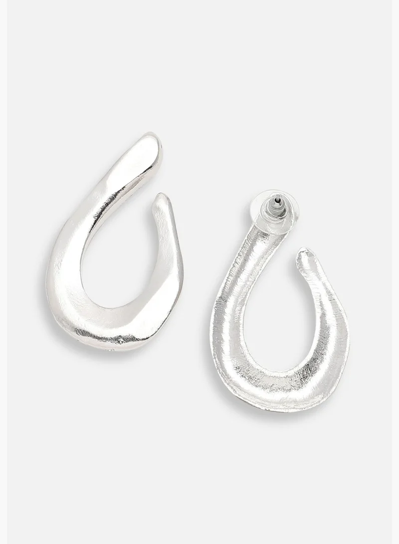 SOHI Silver Plated Party Designer Drop Earring For Women