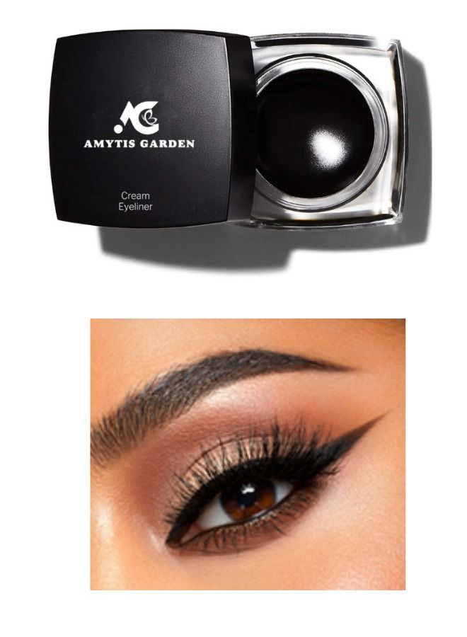 AMYTIS GARDEN 24 Hour Long Lasting Cream Eyeliner 0.17 Ounce/4 Grams - Image 3