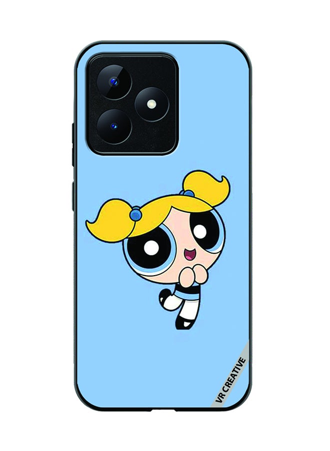 VR CREATIVE غطاء حماية واقٍ لهاتف Realme C53 Bubbles Powerpuff Girls Design متعدد الألوان - Image 1