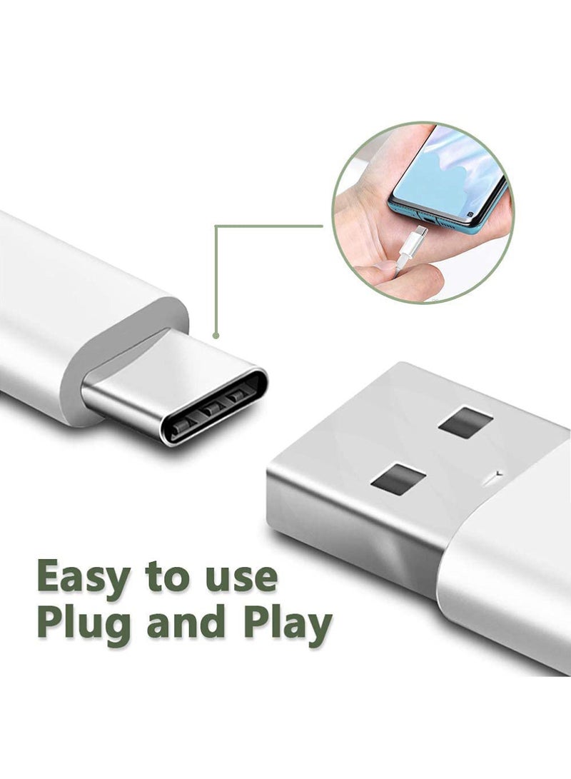 Rock Pow 2-Pack 3ft USB C Cable 3A Fast Charge USB A to Type C Charger Cord Braided Compatible with Samsung Galaxy A10e A20 A50 A51 A71 S20 S10 S9 S8 Plus S10E Note 20 10 9 8 Moto G7 G8 - Image 4