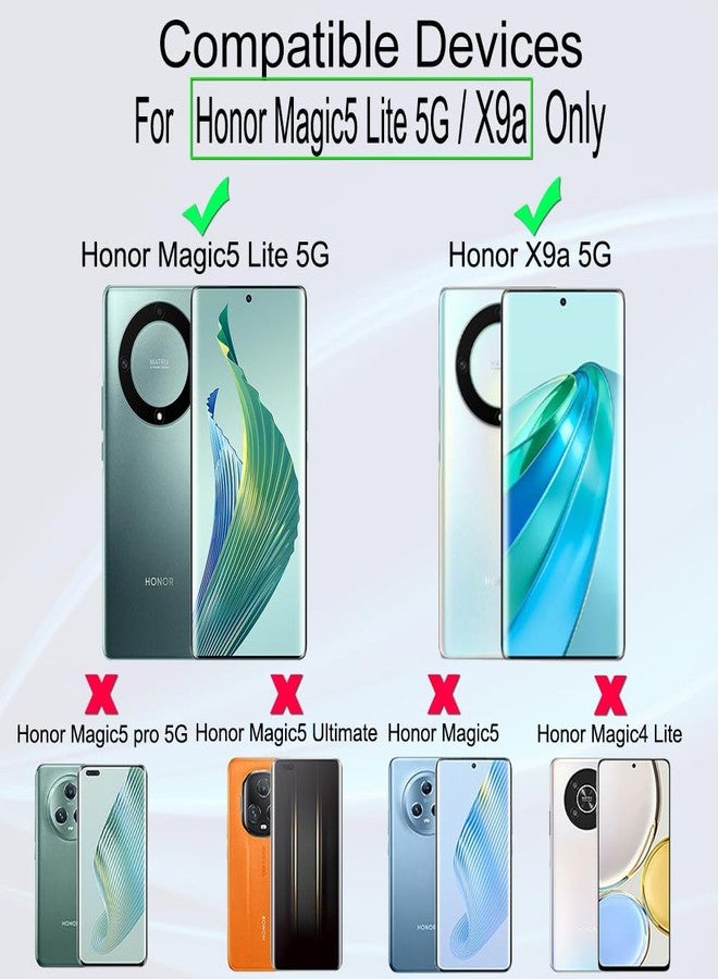Ibywind 2 Pcs Screen Protector For Honor Magic 5 Lite 5G/Honor X9a 5G 6.67",Flexible TPU Film,With 1Pc Camera Lens Protector,1Pc Back Film,Bubble Free[Easy to install] - Image 2