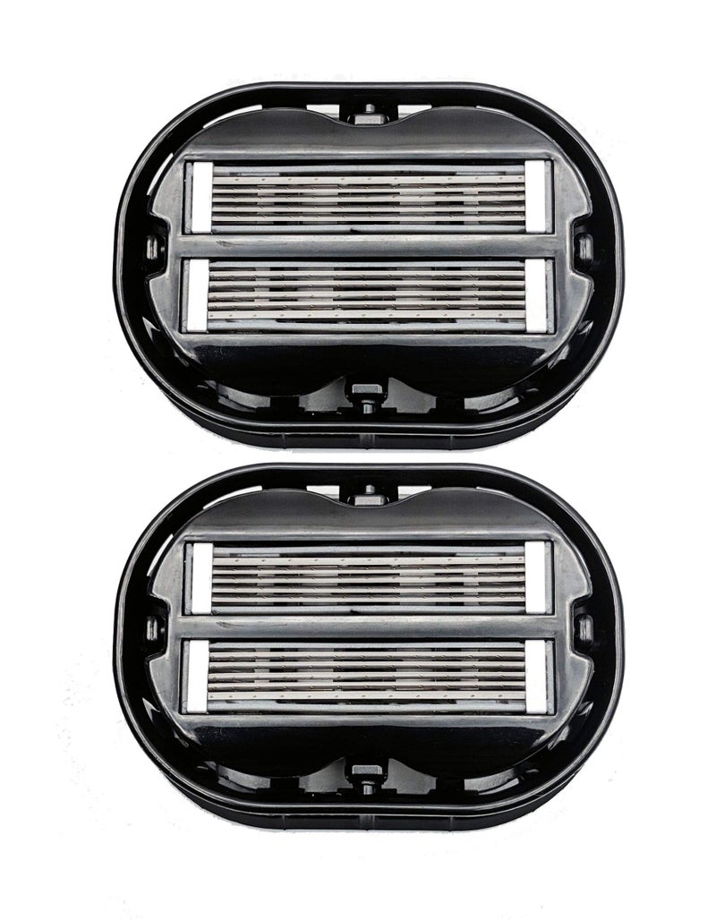 OmniShaver 2X Classic Omnishaver  Black  The Fastest Way to Shave Head Legs Arms Body  an Alternative to Disposable Shaving Razors Self Cleans  Strops During Use with Durable Blade  Bald Shaver for Men