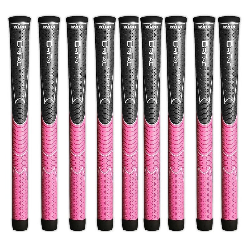 Winn Set of 9 New DRITAC Ladies Pink Golf Grip 3DTGPK DRITAC