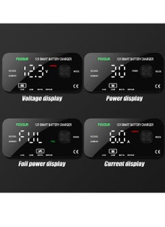 Angmei Car Jump Starter 28000mah Water-Resistant Battery Jumper Starter Portable Battery Charger Smart Car Battery Charger,Trickle Charger,Battery Maintainer and Desulfator,for Car Motorcycle  - Image 4