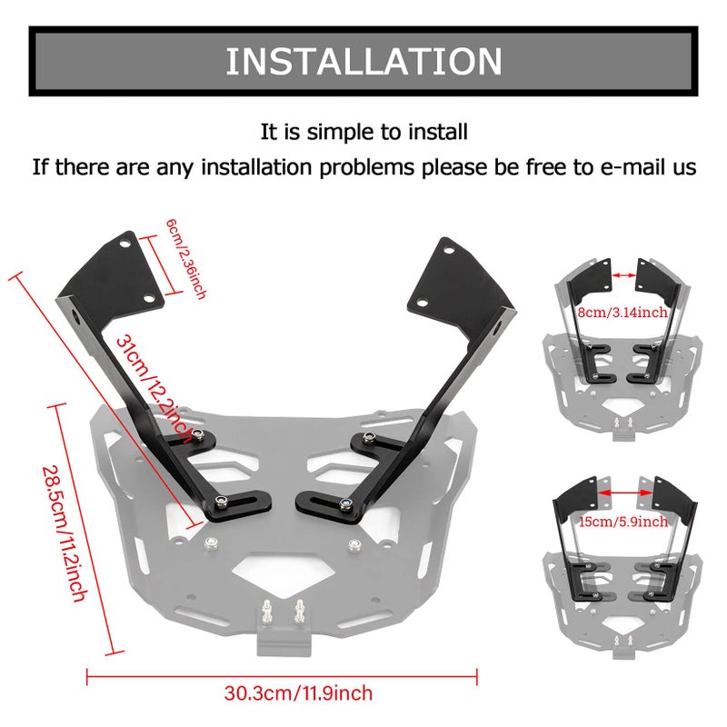 PSLER Motorcycle Luggage Rack for CB500X CB500F CB500R CB400X CB500 Accessories Rear Carrier for CB500 - Image 4