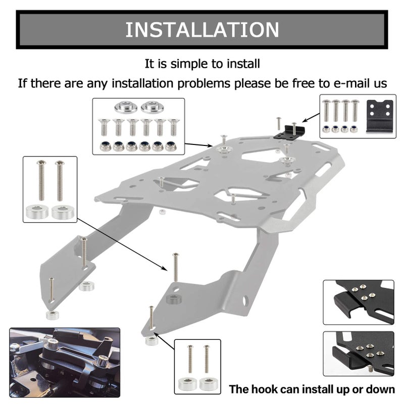 PSLER Motorcycle Luggage Rack for CB500X CB500F CB500R CB400X CB500 Accessories Rear Carrier for CB500 - Image 5