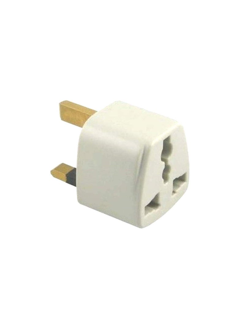 Wroughton Wroughton UK Type Flat 3 Pin and 2 Pin UK USA Universal Traveller Conversion Plug Socket Worldwide Adapter Convert UKUSEUAU to India Power Adaptor Pack of 3  - Image 2