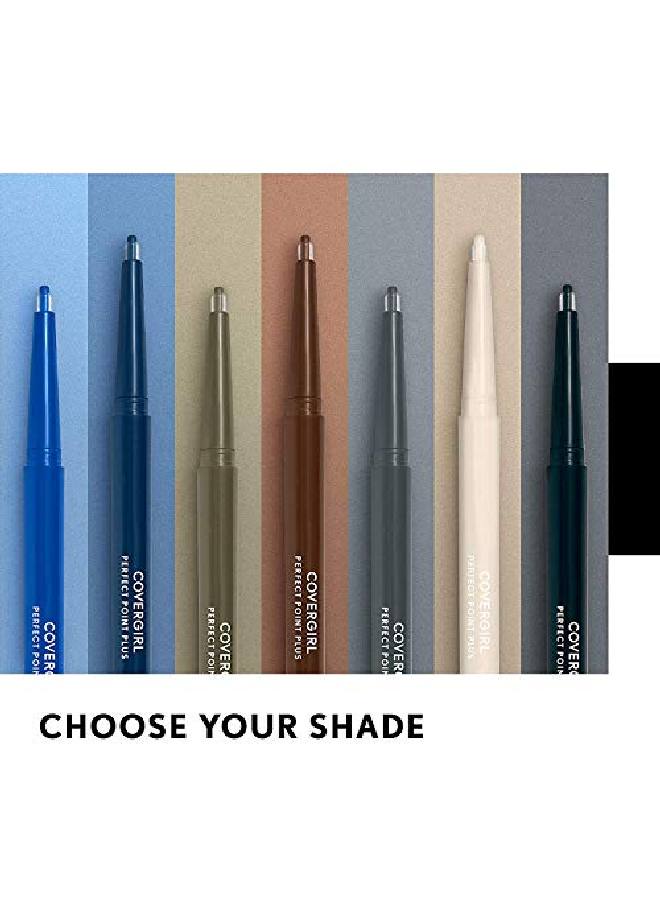 CoverGirl Perfect Point Plus Eyeliner Pencil Black Onyx Pack Of 1 Longlasting Versatile Black Eyeliner Soft Smudging Tip No Sharpening Needed - Image 5
