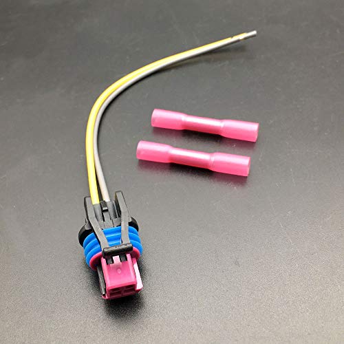 IBVIBV for GM LS 2-Wire Pigtail - Coolant Temperature Sensor Connector - Water Temp LS1 Plug Radiator Switch OEM Color LS1 LS3 LS2 LQ4 LQ9 LS6 L92 L99 L33 LR4 - Image 3