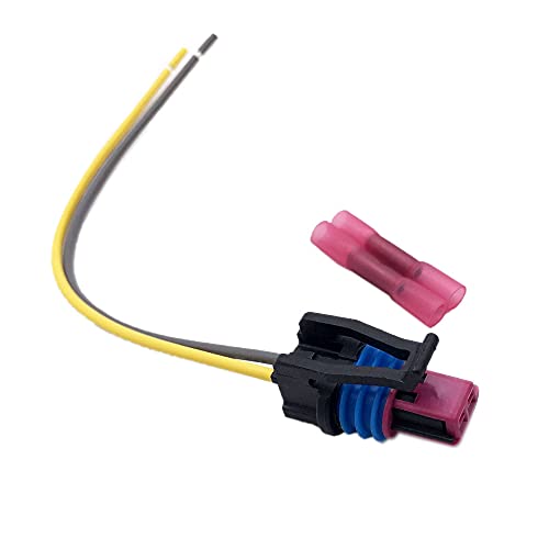 IBVIBV for GM LS 2-Wire Pigtail - Coolant Temperature Sensor Connector - Water Temp LS1 Plug Radiator Switch OEM Color LS1 LS3 LS2 LQ4 LQ9 LS6 L92 L99 L33 LR4 - Image 5