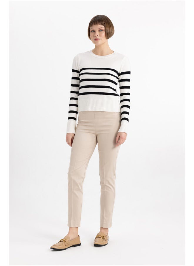 DeFacto - Woman Smart Casual Valentina-Cigarette Woven Trousers - Image 1